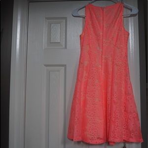 Charlotte Russe pink lace dress